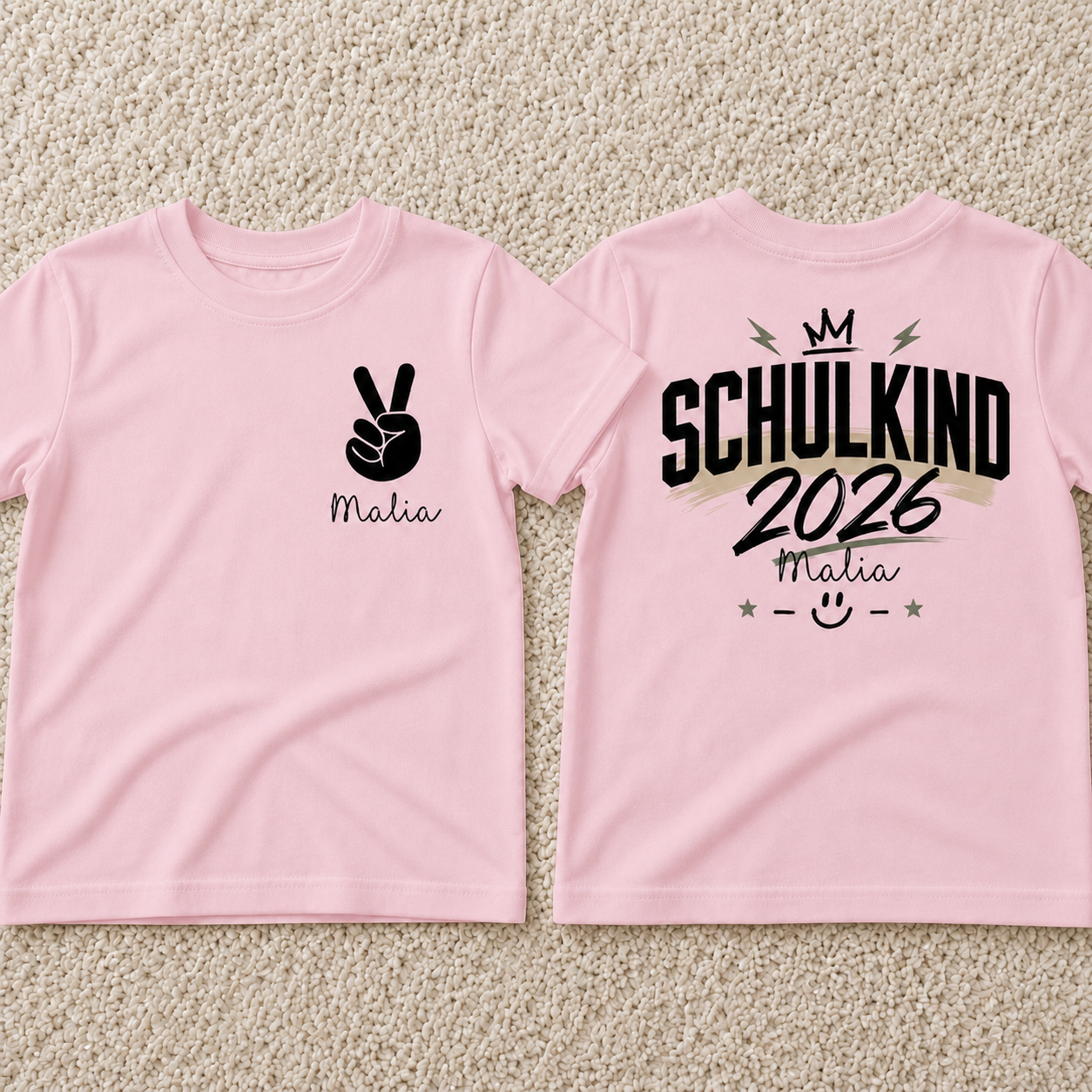 First Day of School 2026 Personalized T-Shirt, Back to School Gift, I'm A Schoolchild Shirt