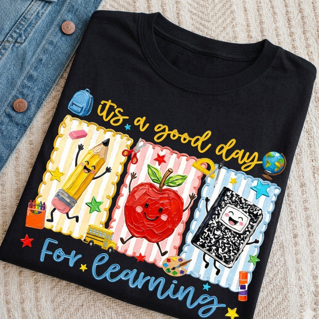"It's A Good Day For Learning" Teacher Shirt - Cute Back to School Tee