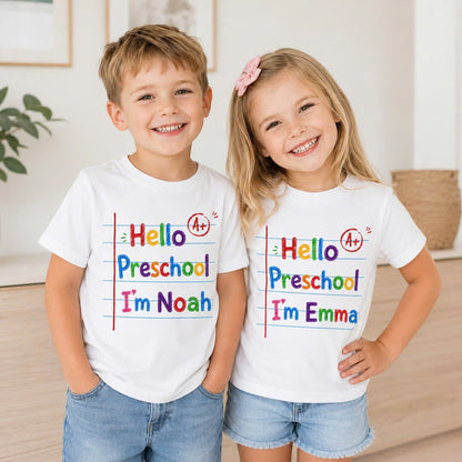 Personalized Grade I'm Name Back To School Shirt