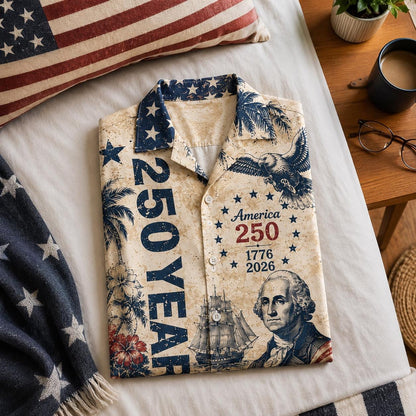 America 250th Anniversary Hawaiian Shirt