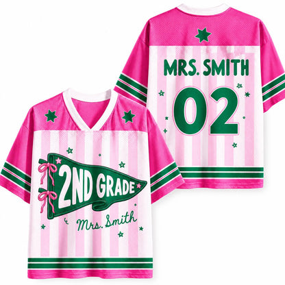 Custom Teacher Team Back to School Jersey