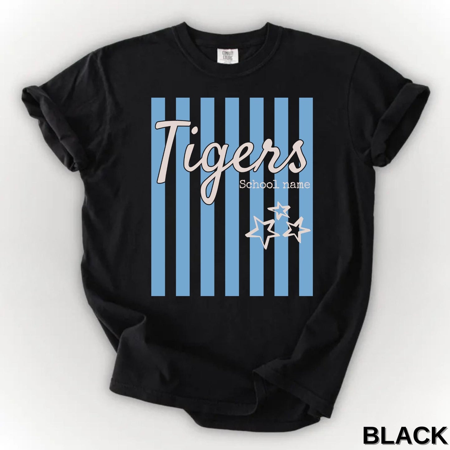 Custom Mascot Shirt, School Spirit Comfort Colors Tee