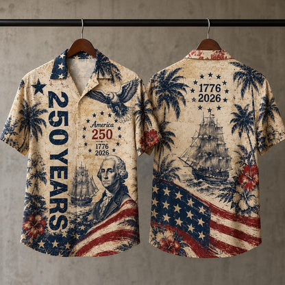 America 250th Anniversary Hawaiian Shirt