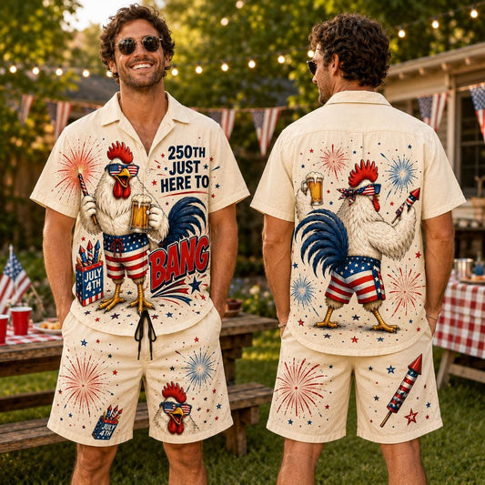 Funny 4th of July Hawaiian Shirt