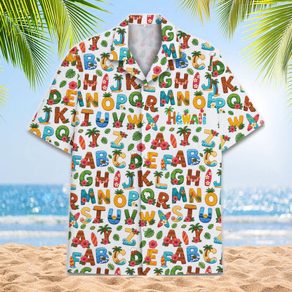 Preschool Teacher Hawaiian Shirt