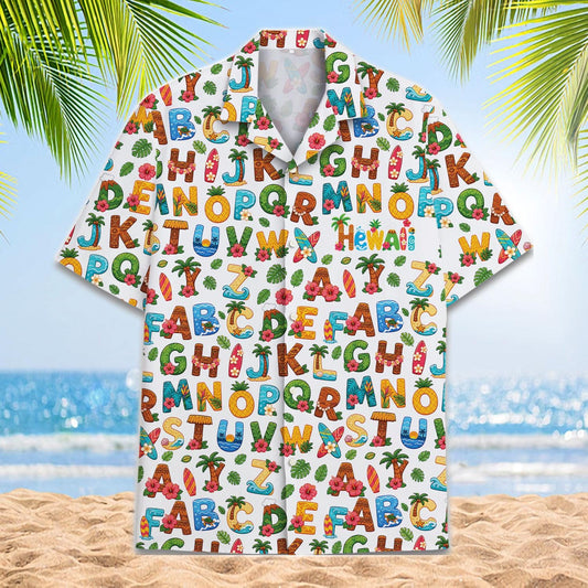 Preschool Teacher Hawaiian Shirt