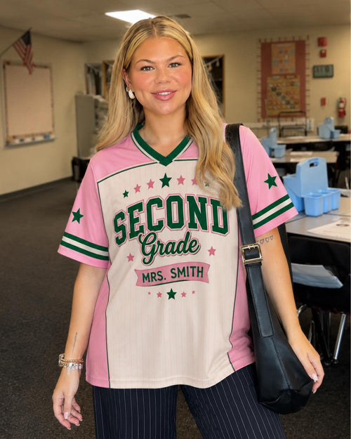 Custom Name & Number Teacher jersey Football