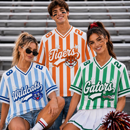 Custom Grade Level First Day of School Teacher Gift Football Jersey