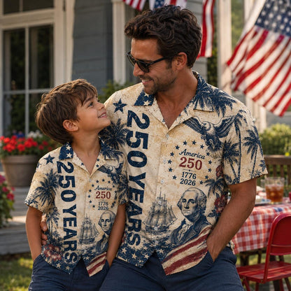 America 250th Anniversary Hawaiian Shirt