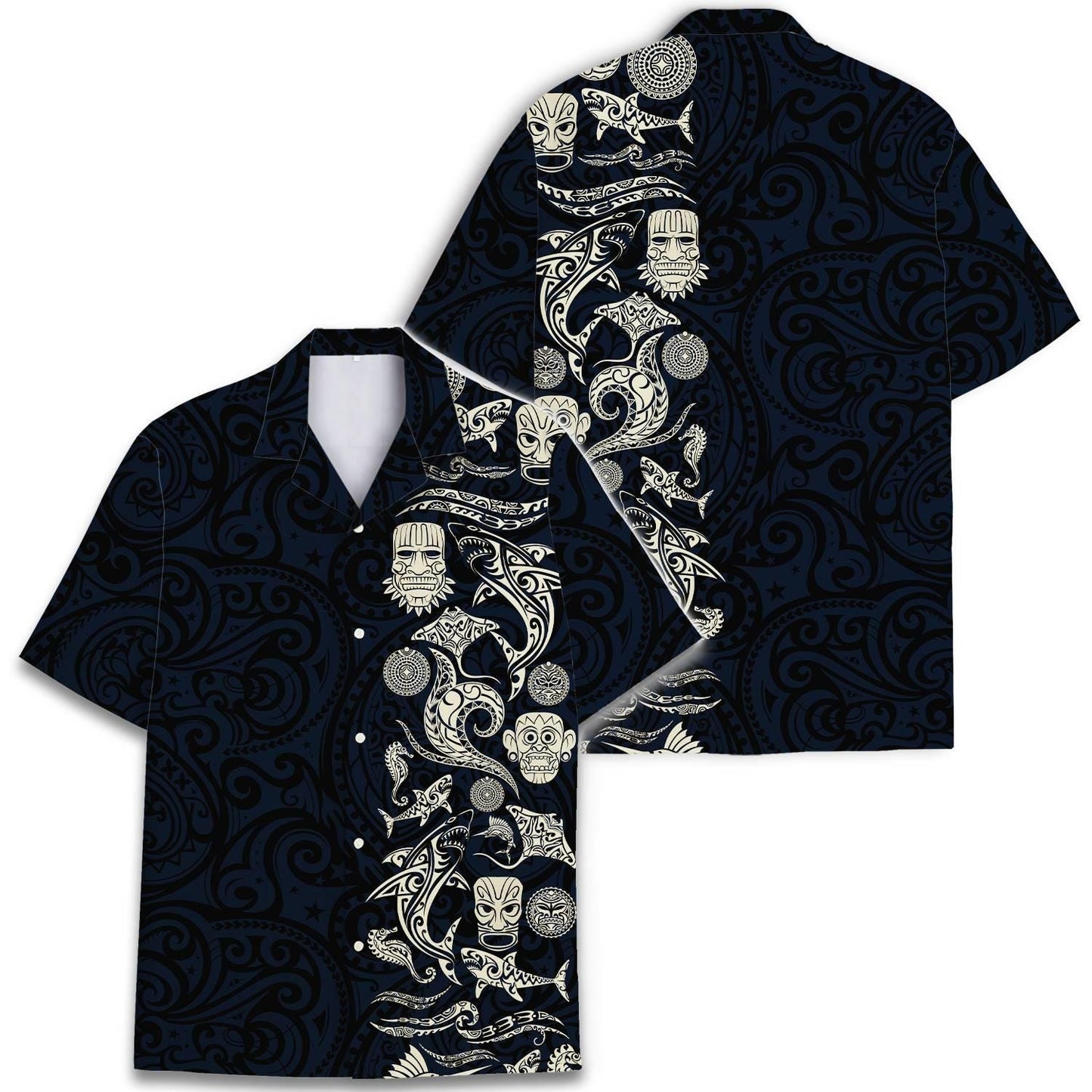 Funny Shark Hawaiian Shirt