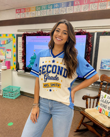 Custom Name & Number Teacher jersey Football