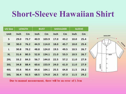 Colorful Shark Hawaiian Shirt
