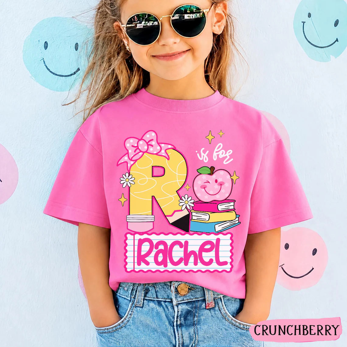 Personalized Pre-K Girl Shirt, Custom Name Back To School T Shirt