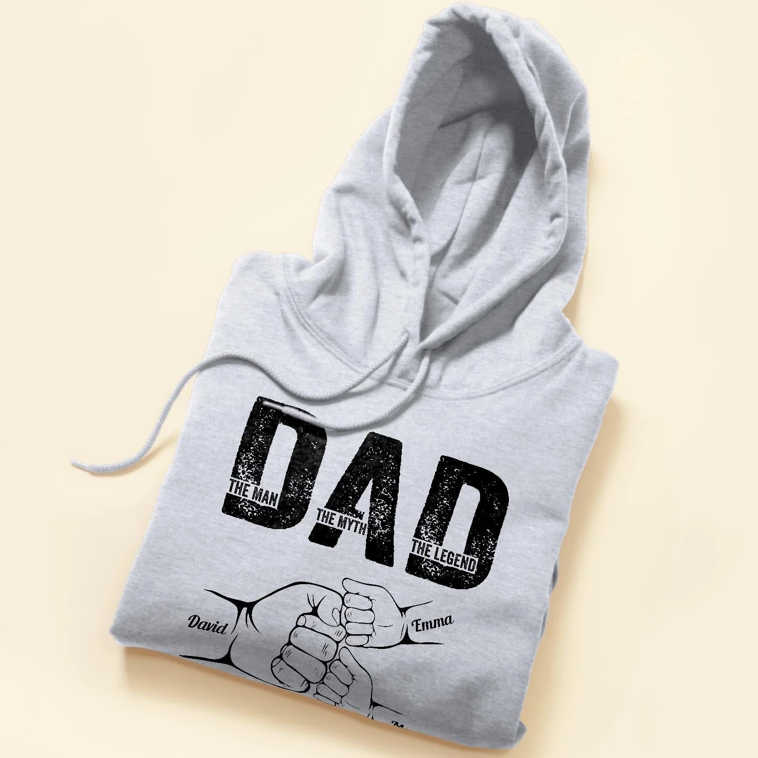 Custom Dad Shirt with Kids Names – The Man The Myth The Legend Tee,Father's Day Gift