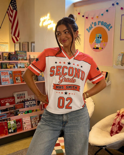 Custom Name & Number Teacher jersey Football