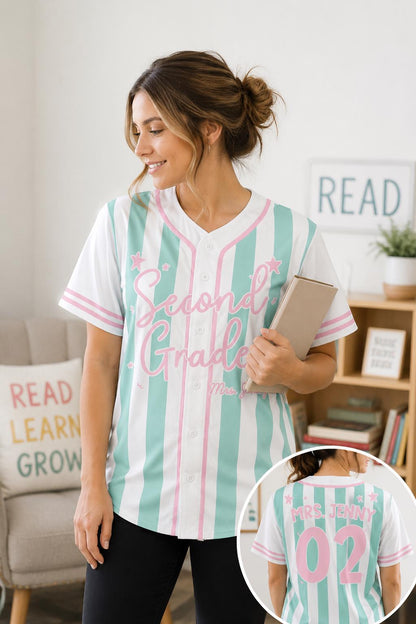 Personalized Teacher Jersey Team Shirts