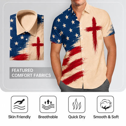 Christian Patriotic Hawaiian Shirt