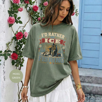 I'd Rather Be Ice Fishing T-Shirt