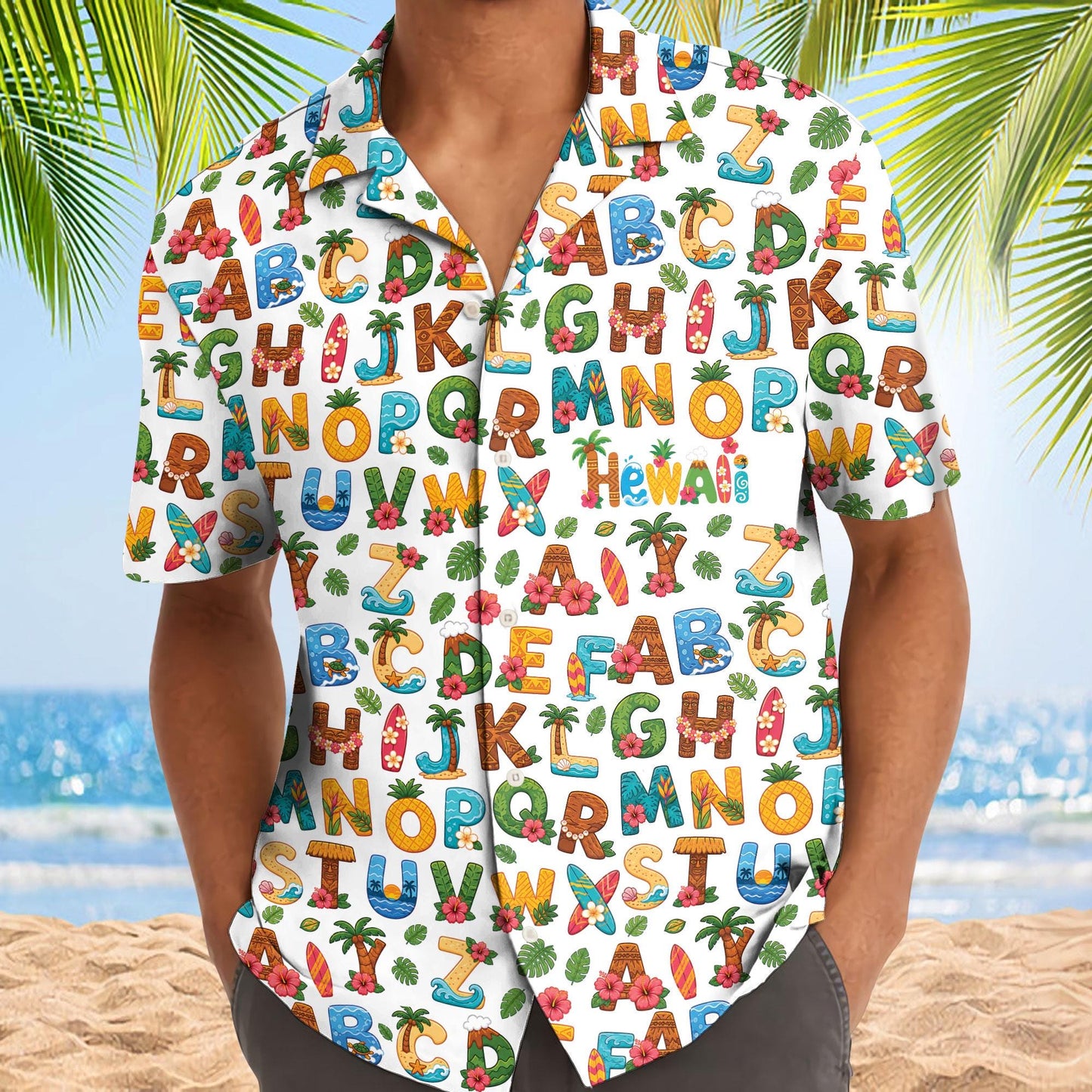 Preschool Teacher Hawaiian Shirt