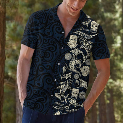 Funny Shark Hawaiian Shirt