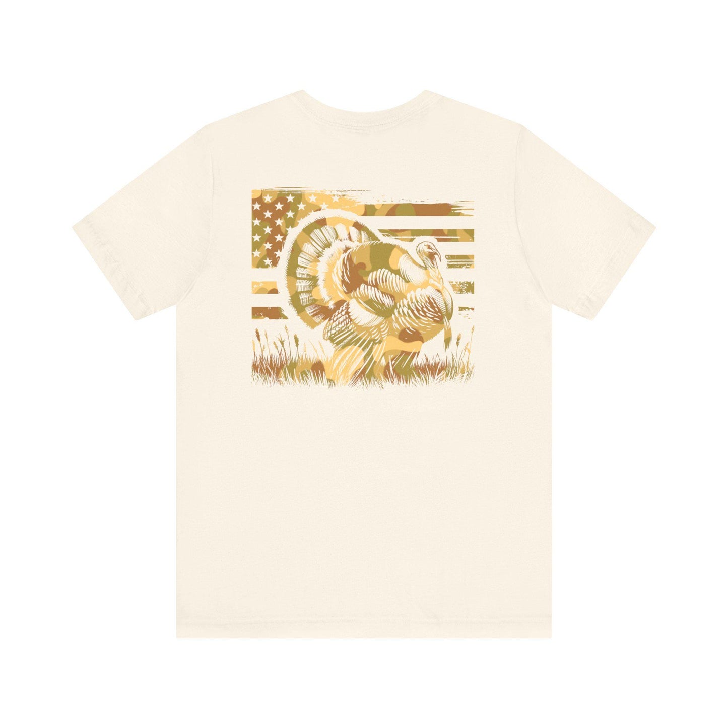 American Flag Turkey Hunting Shirt: Patriotic Hunter Tee