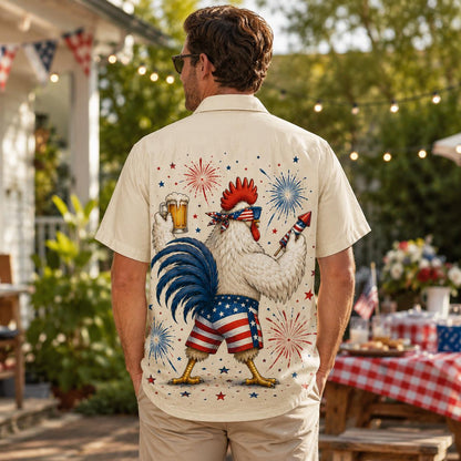 Funny 4th of July Hawaiian Shirt