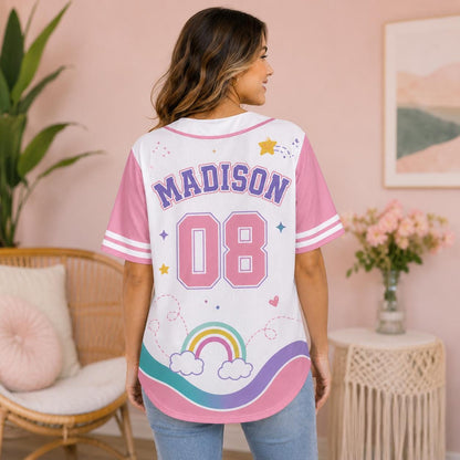 Personalized School Grade Baseball Jersey Gift for Kid