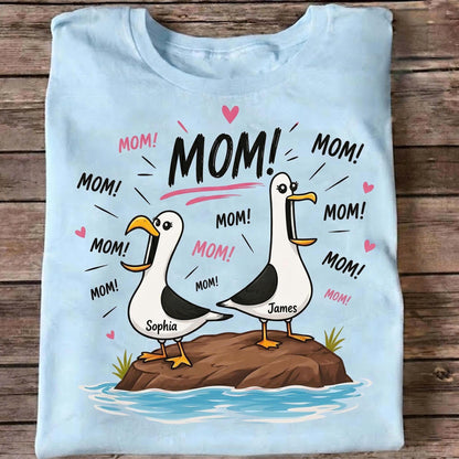 Funny Mom Seagull Shirt for Mothers Day - Personalized Shirt - Funny Mother's Day Gift For Mom