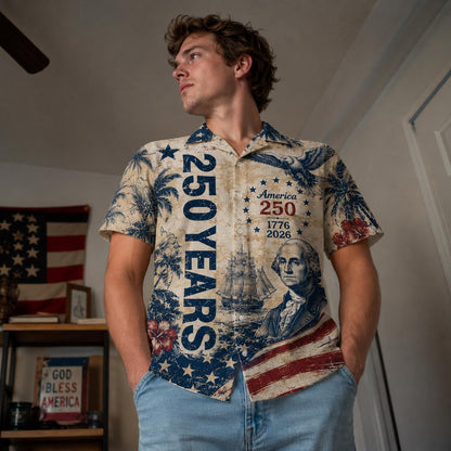 America 250th Anniversary Hawaiian Shirt