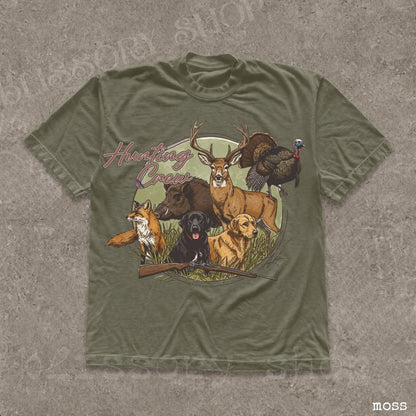 Hunting Crew Vintage Graphic T-shirts