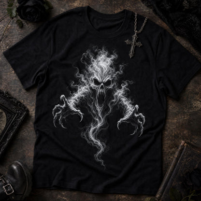 Smoke Skull Ghost PNG Screaming Reaper Shirt