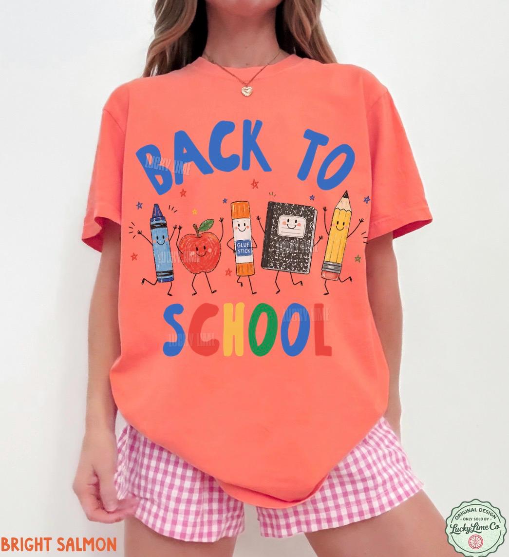 Funny Teacher Life Crayon Apple Pencil Notebook Shirt