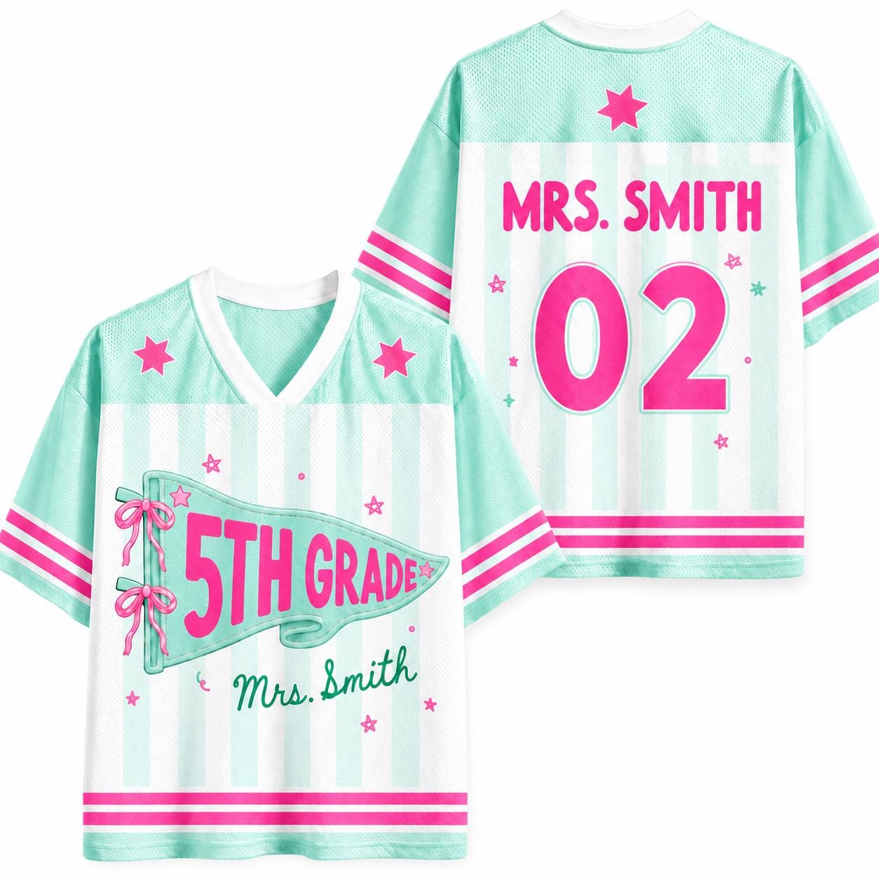 Custom Teacher Team Back to School Jersey