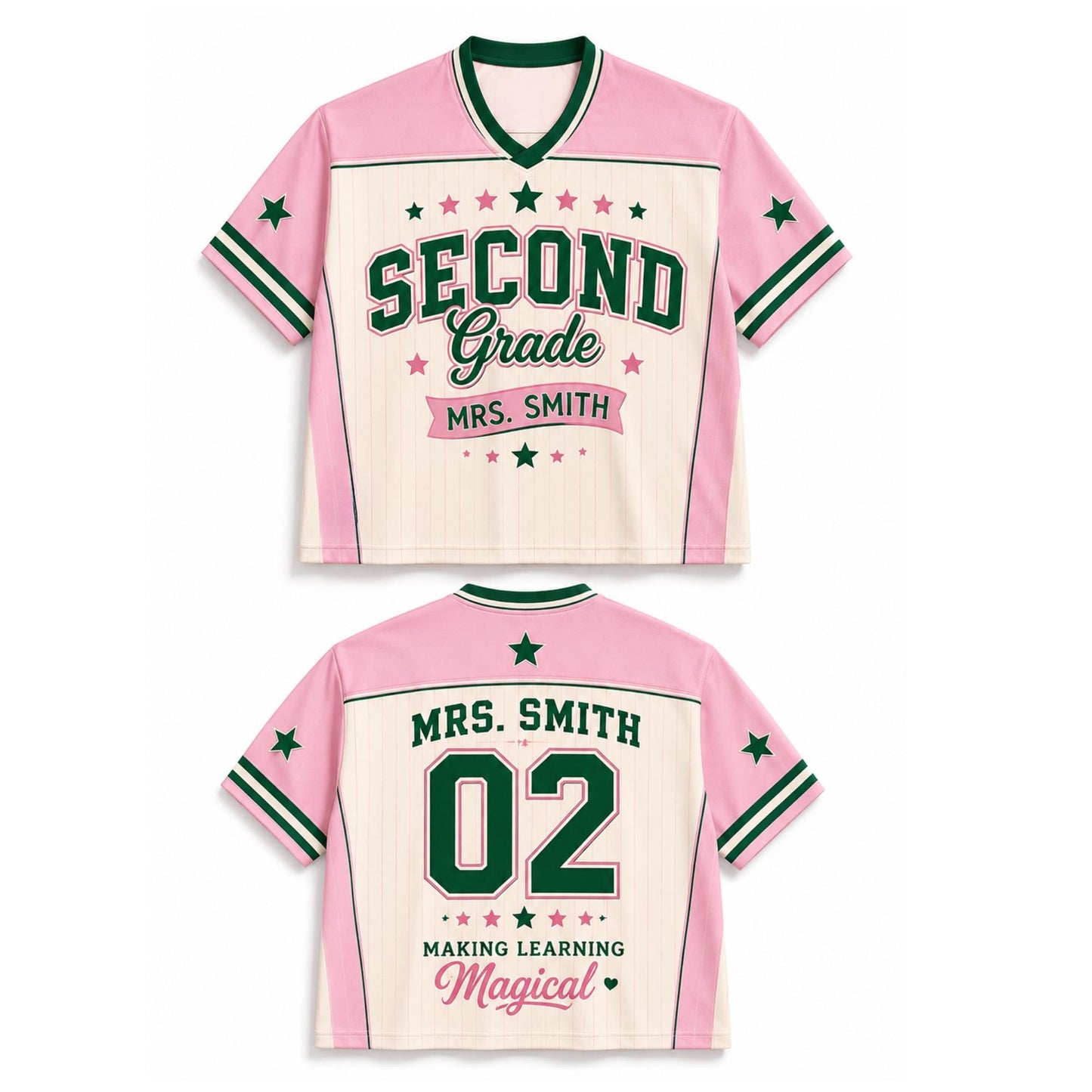 Custom Name & Number Teacher jersey Football