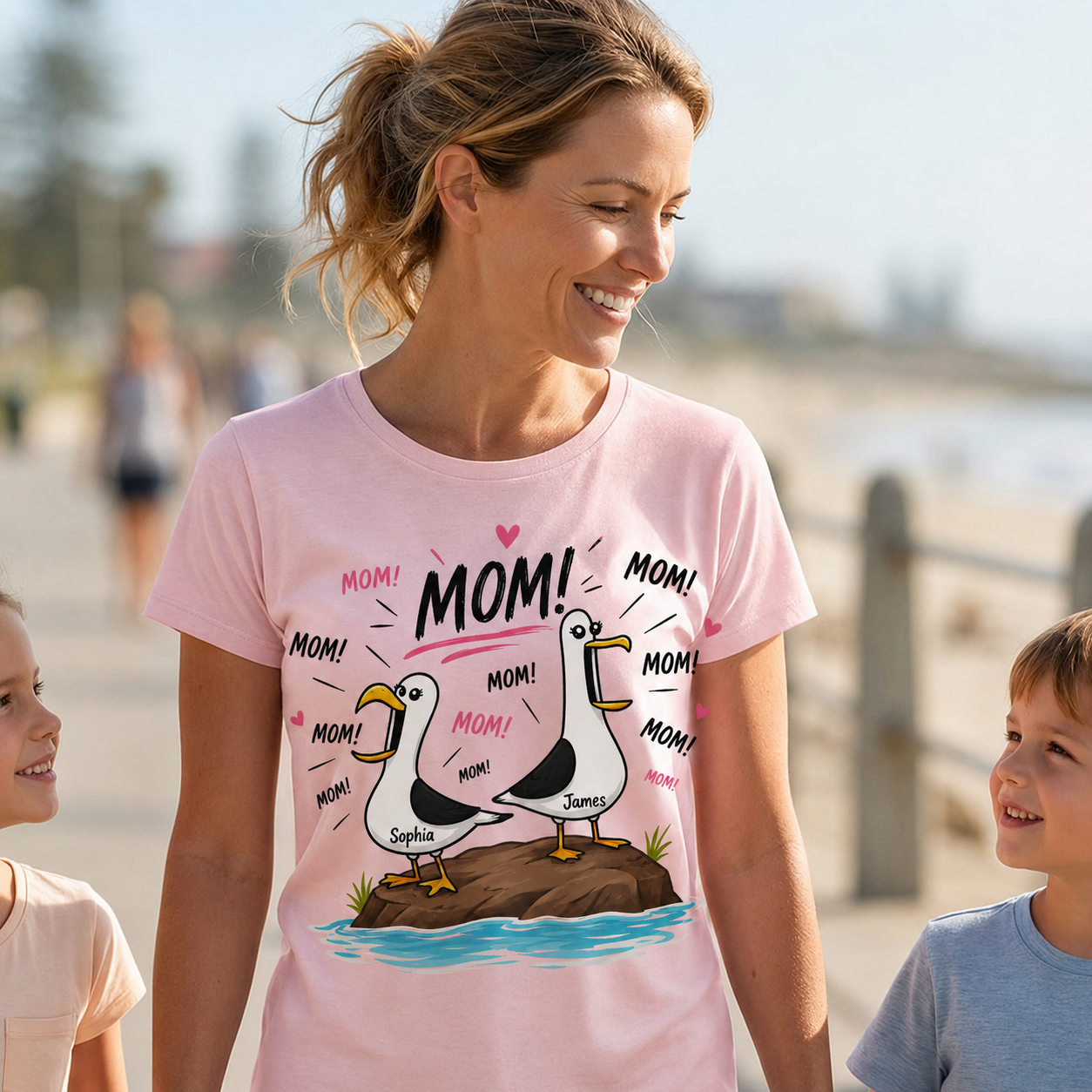 Funny Mom Seagull Shirt for Mothers Day - Personalized Shirt - Funny Mother's Day Gift For Mom