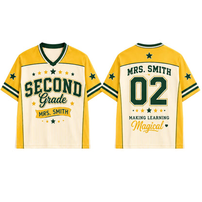 Custom Name & Number Teacher jersey Football