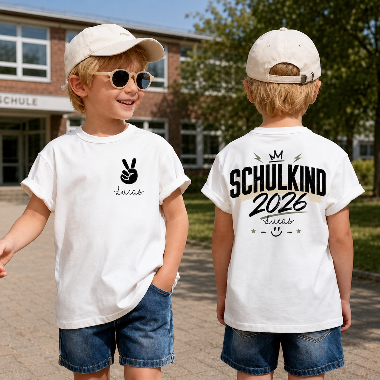 First Day of School 2026 Personalized T-Shirt, Back to School Gift, I'm A Schoolchild Shirt
