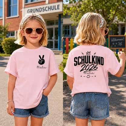 First Day of School 2026 Personalized T-Shirt, Back to School Gift, I'm A Schoolchild Shirt