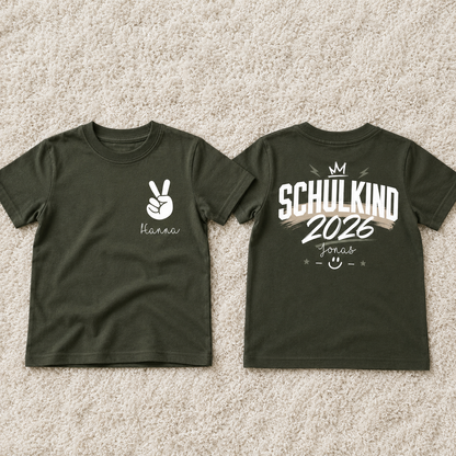 First Day of School 2026 Personalized T-Shirt, Back to School Gift, I'm A Schoolchild Shirt