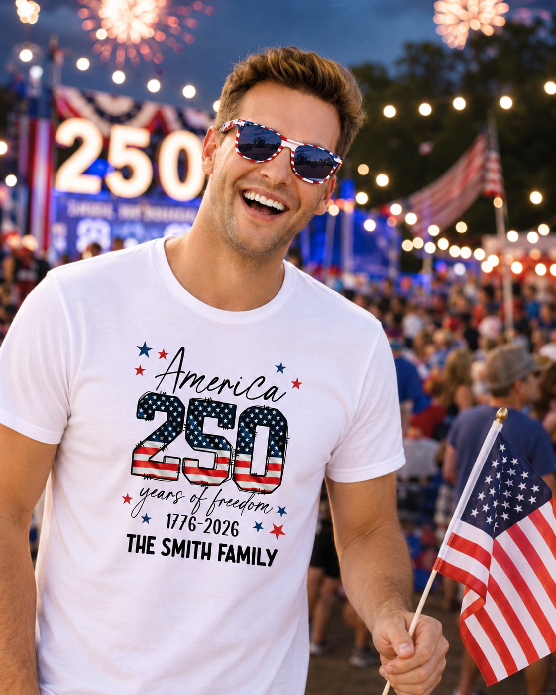 USA 250th Anniversary Independence Day Shirts, 4th July Tee
