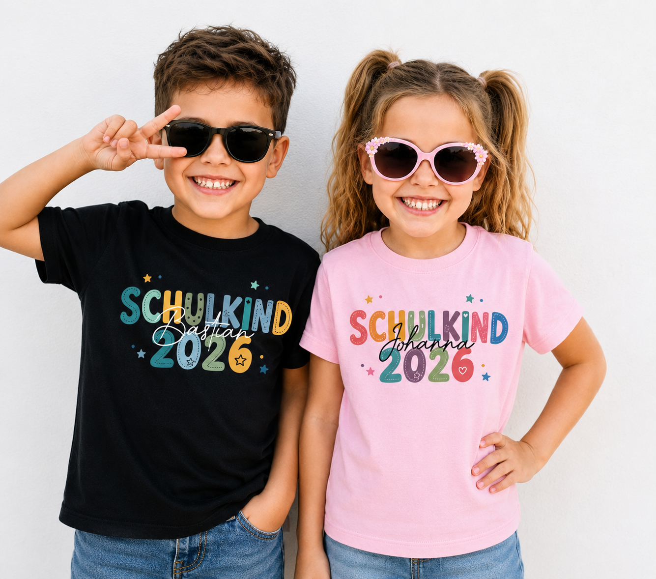 Personalized First Day of School 2026 T-Shirt With Name