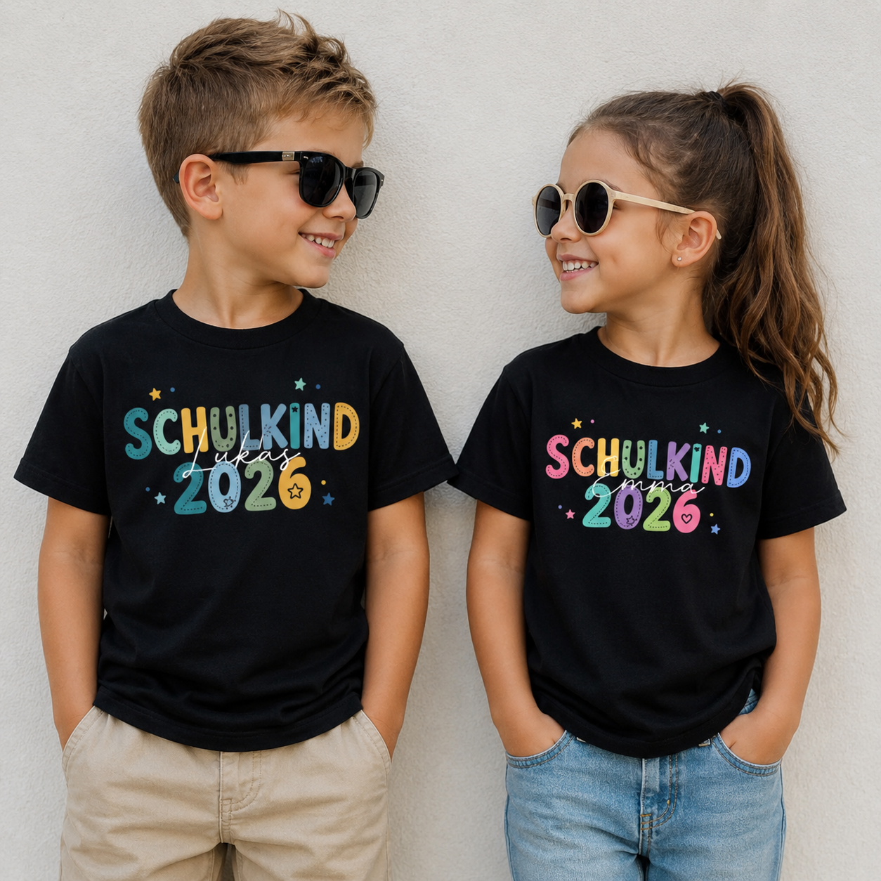 Personalized First Day of School 2026 T-Shirt With Name