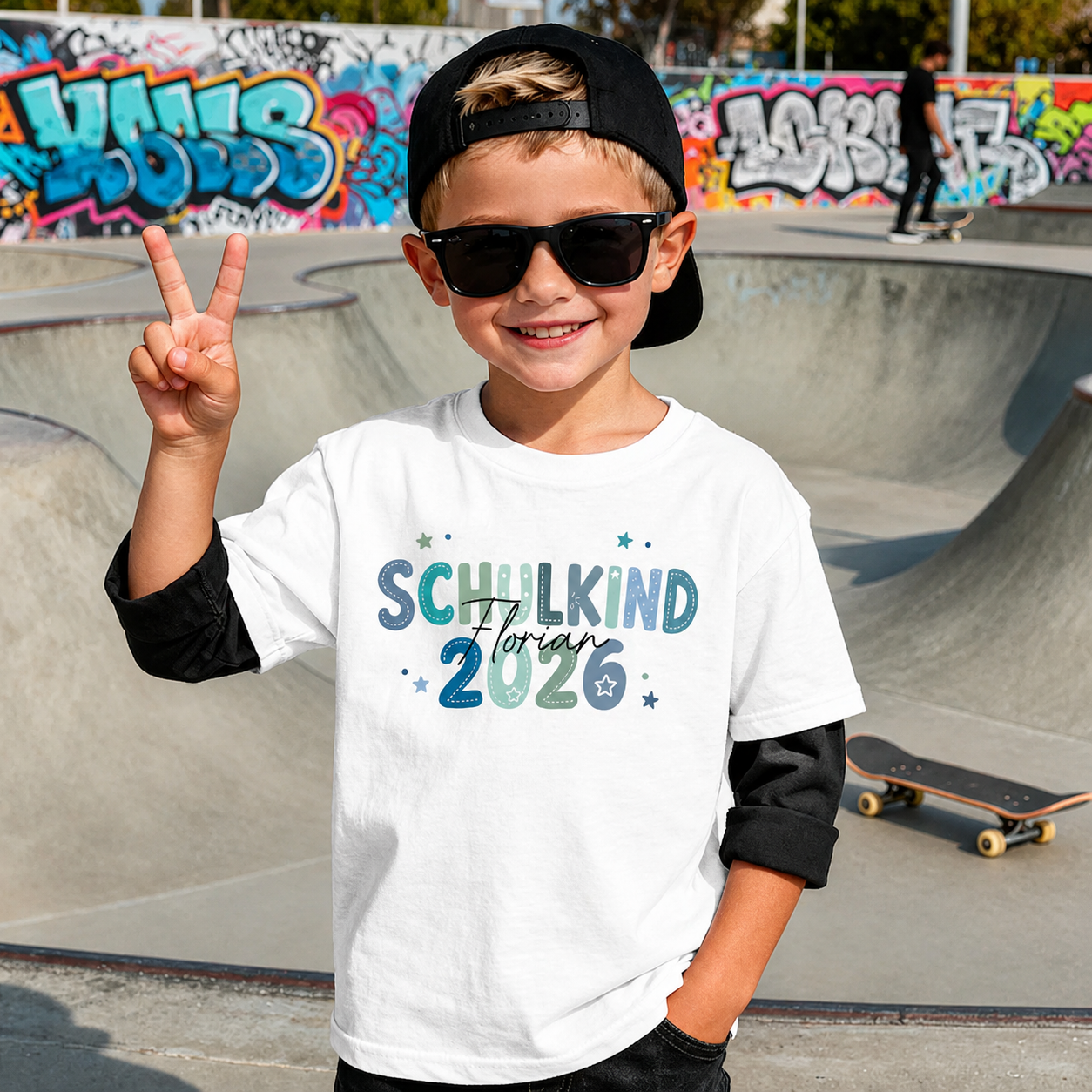 Personalized First Day of School 2026 T-Shirt With Name