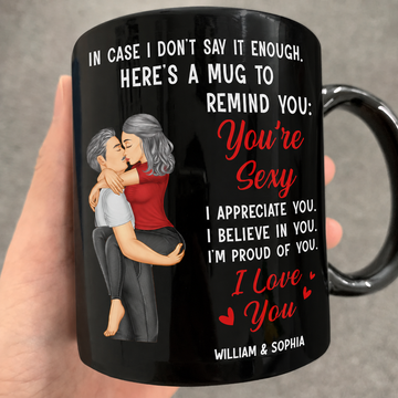 In Case I Don't Say It Enough Couples - Personalized Black Mug