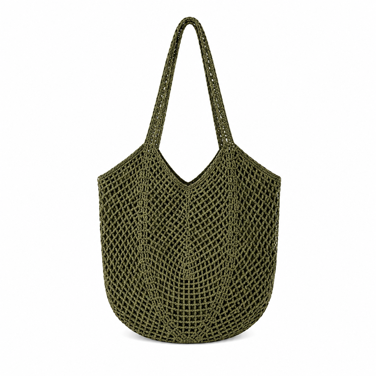 Personalized Crochet Beach Tote Bag, Custom Name Handmade Cotton Tote, Lightweight Summer Travel Bag