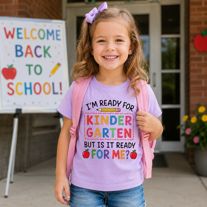 Custom Grade I'm Ready for School Kids T-Shirt | Back to School Tee