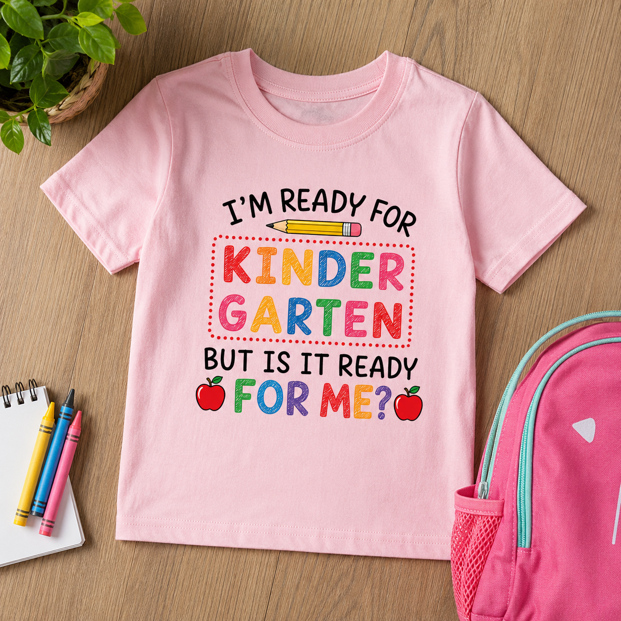 Custom Grade I'm Ready for School Kids T-Shirt | Back to School Tee