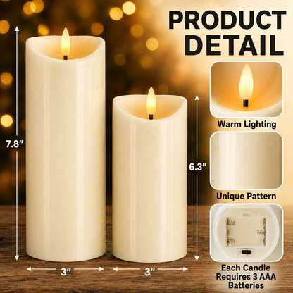 Custom Photo Memorial Always Loved Never Forgotten - Personalized Flameless LED Candle