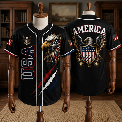 Patriotic Liberty 250th Anniversary Baseball Jersey Shirt 1776-2026 USA Freedom Jersey