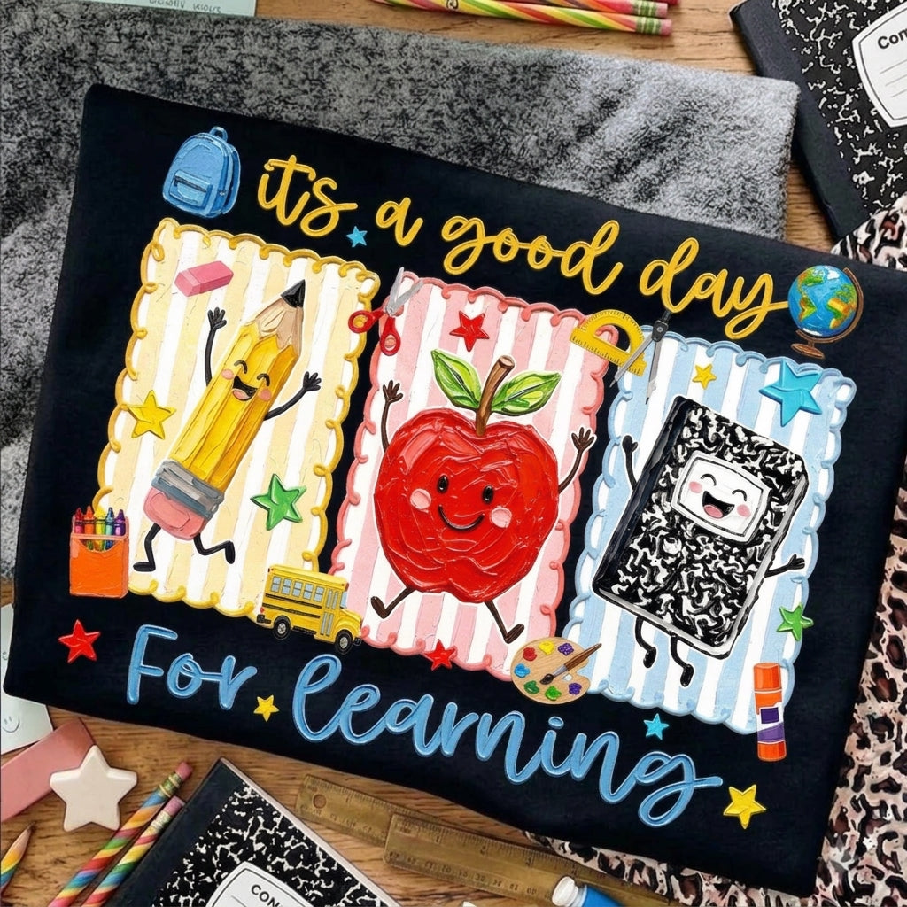 "It's A Good Day For Learning" Teacher Shirt - Cute Back to School Tee